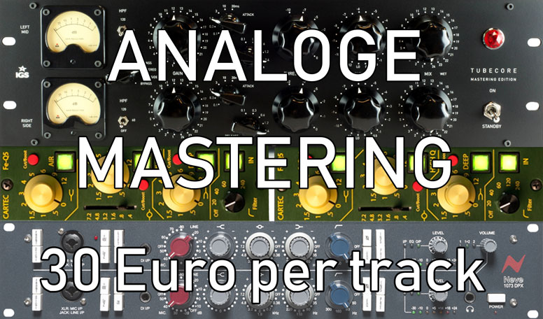 Analoge mastering van je geluidsopnames